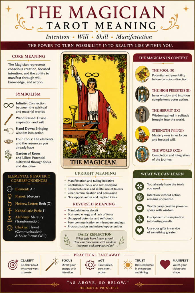 Magician tarot meaning